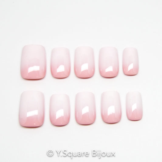 < Carré BB >Y.Square Faux Ongles Fait Main Réutilisables