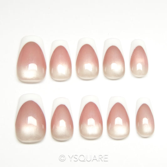 < French Bling > Y.Square Faux Ongles Fait Main Réutilisables