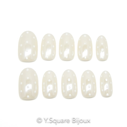 < Pop >Y.Square Faux Ongles Fait Main Réutilisables