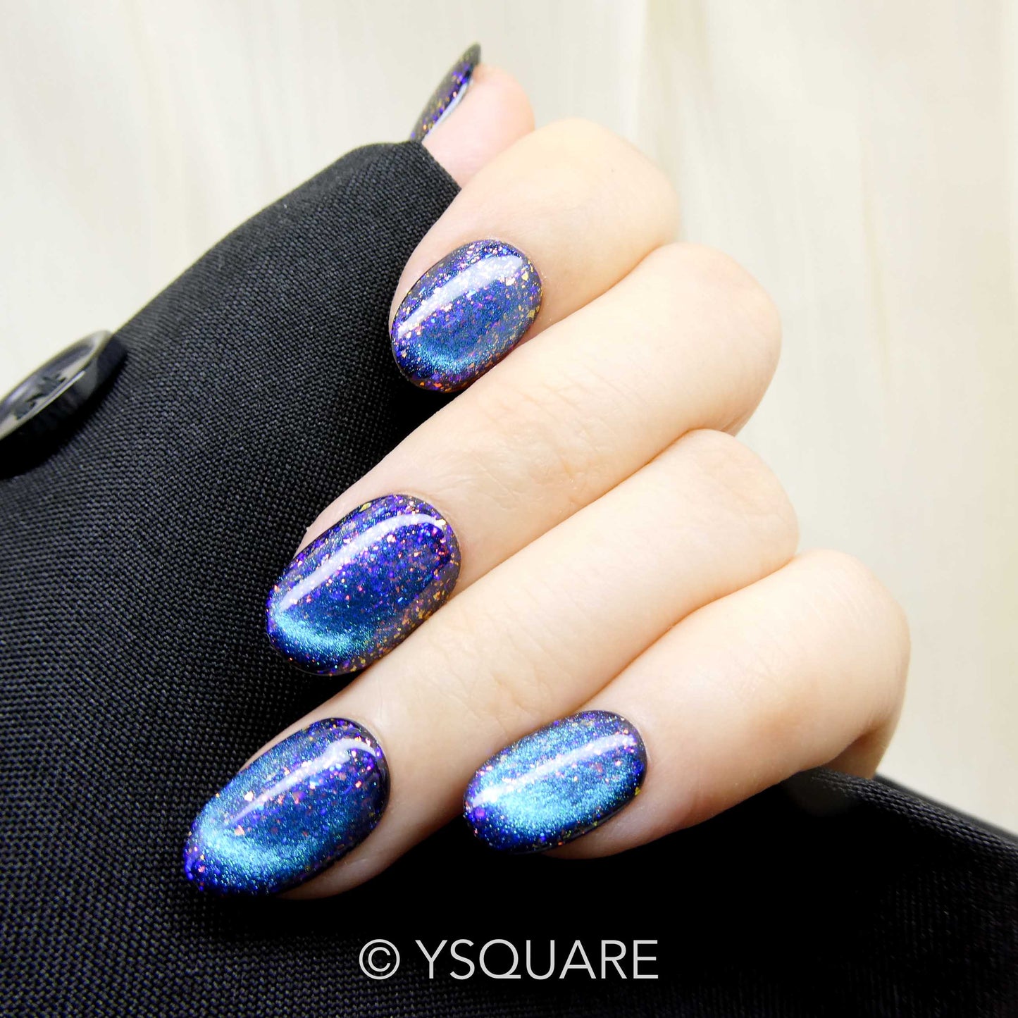 < Abysse > Y.Square Press On Nails / Faux Ongles Fait Main Réutilisables