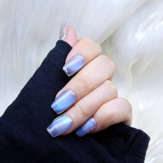 < Annecy >Y.Square Faux Ongles Fait Main Réutilisables