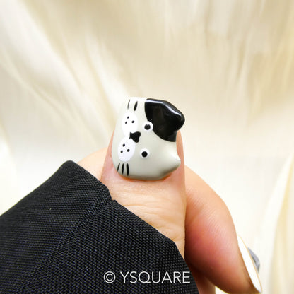 < Chaton > Y.Square Faux Ongles Fait Main Réutilisables