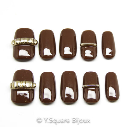 Dernière chance– Taille L -30 % – Y.Square Faux ongles
