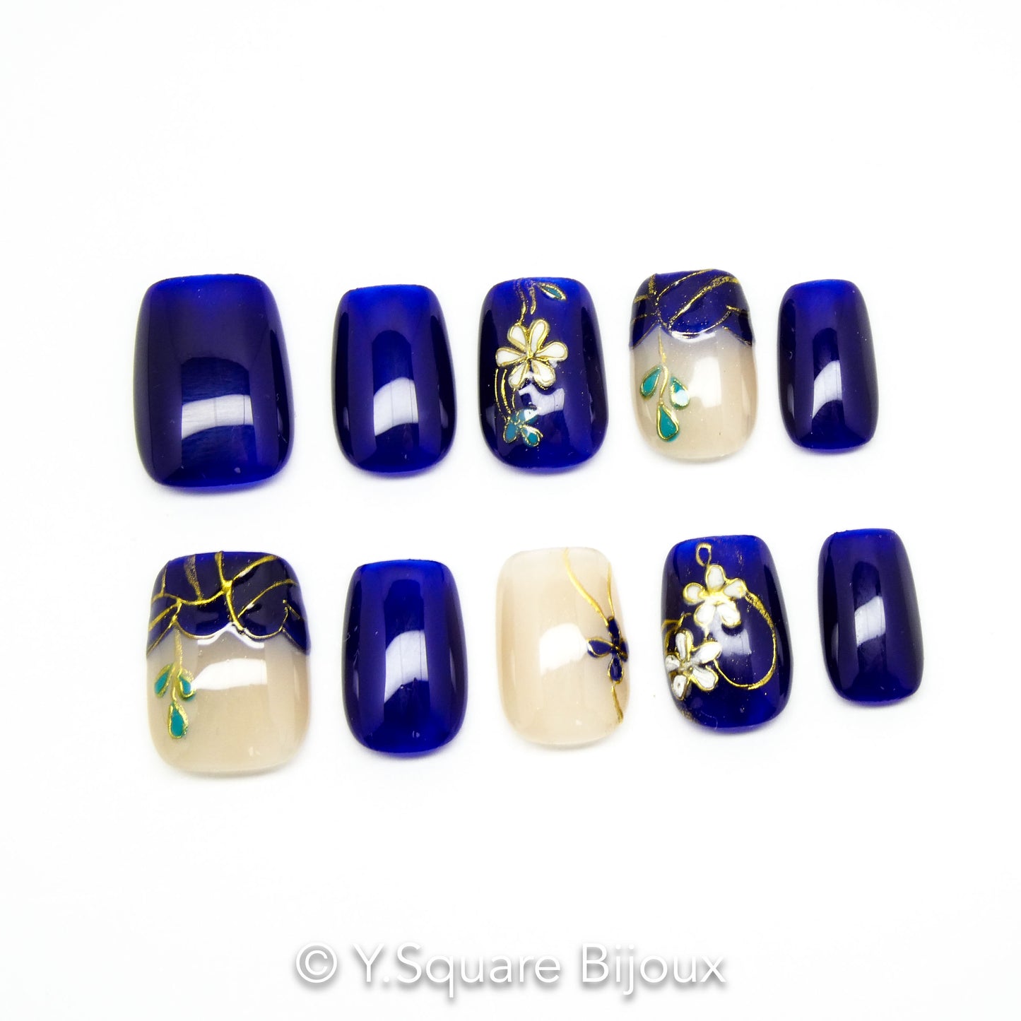 < Cloisonné Bleu >