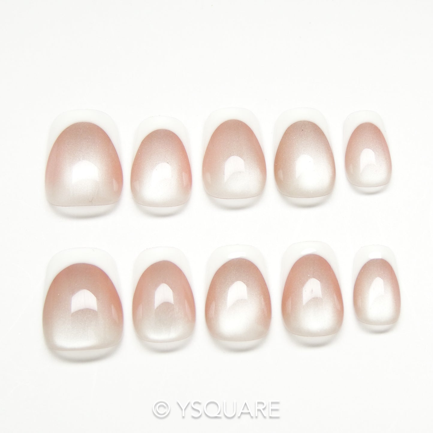 < French Bling  > Y.Square Faux Ongles Fait Main Réutilisables