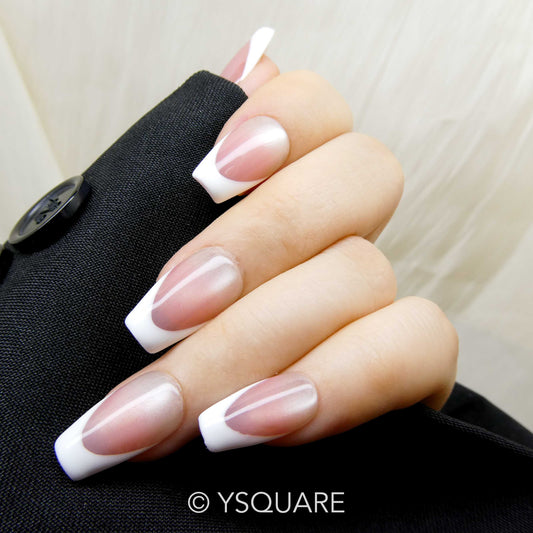 < French Bling  > Y.Square Faux Ongles Fait Main Réutilisables