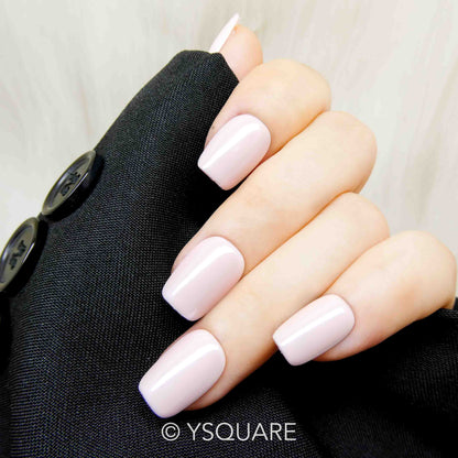 < Glazed Coral > Y.Square Faux Ongles Fait Main Réutilisables
