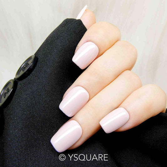 < Glazed Coral > Y.Square Faux Ongles Fait Main Réutilisables