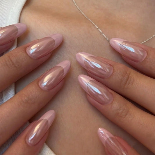 < Glazed donut French > Y.Square Faux Ongles Fait Main Réutilisables