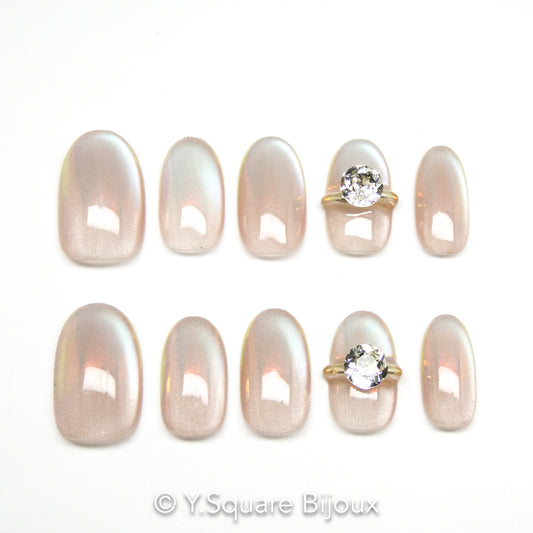 < I Do >Y.Square Faux Ongles Fait Main Réutilisables