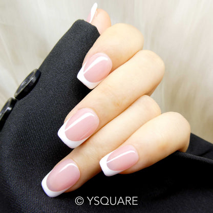 < New French >  Y.Square Faux Ongles Fait Main Réutilisables / Handmade Press On Nails 