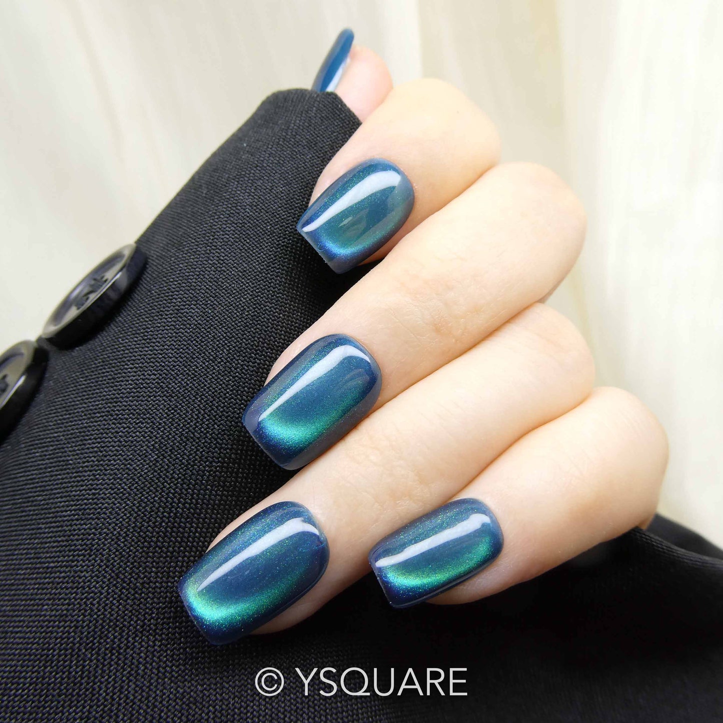 < Forêt Norvégienne >Y.Square Faux Ongles Fait Main Réutilisables