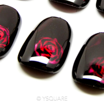 < Parfum Secret  > Y.Square Faux Ongles Fait Main Réutilisables