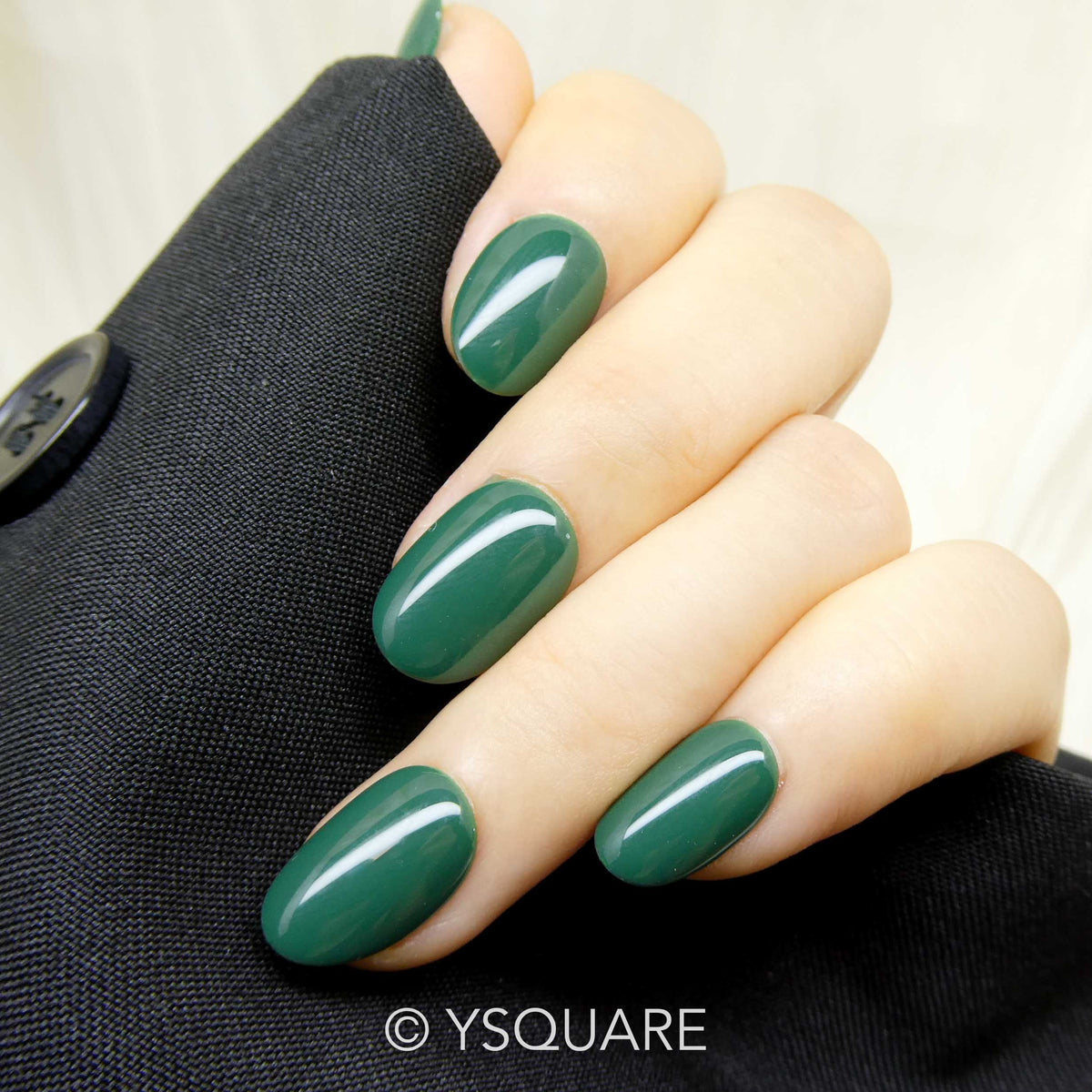 < Vert > Y.Square Faux Ongles Fait Main Réutilisables / Handmade Press On Nails 