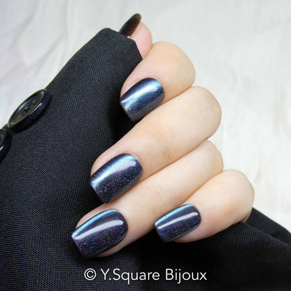 < Stardust >Y.Square Faux Ongles Fait Main Réutilisables
