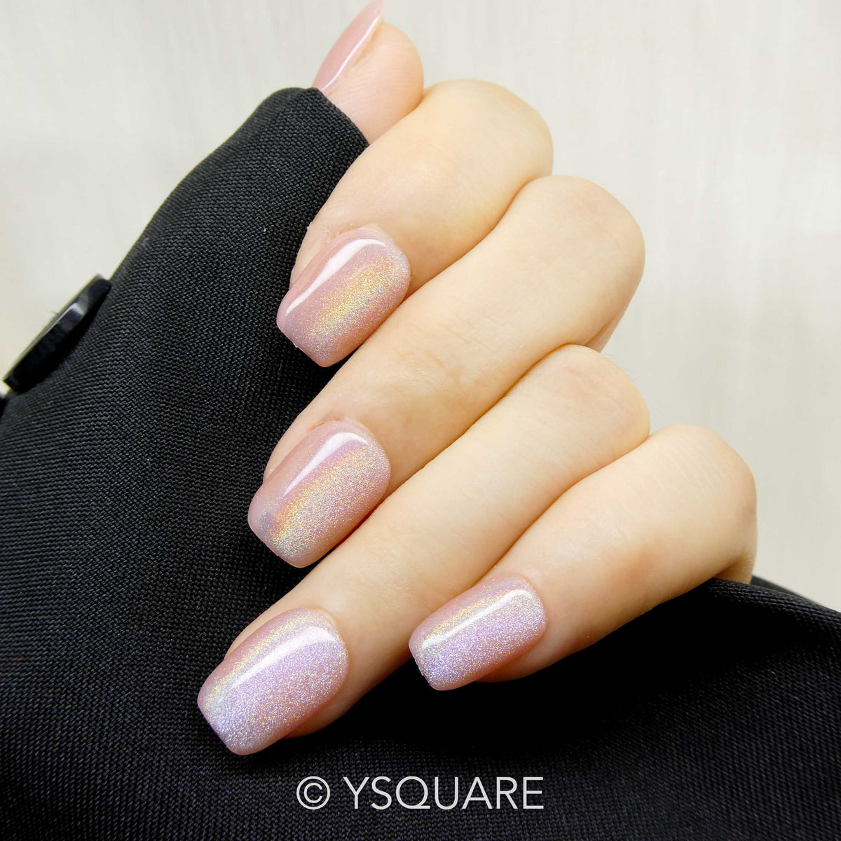 < Arc en ciel > Y.Square Faux Ongles Fait Main Réutilisables