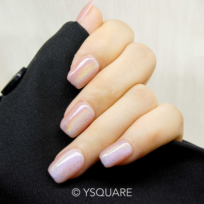 < Arc en ciel > Y.Square Faux Ongles Fait Main Réutilisables