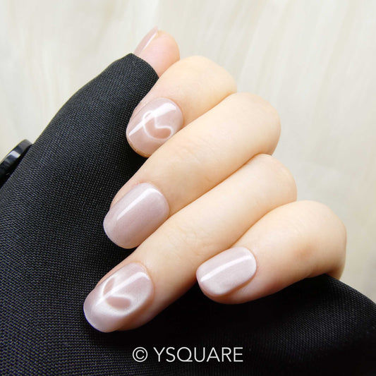 < Cat-Eye Heart >Y.Square  Faux Ongles Réutilisables