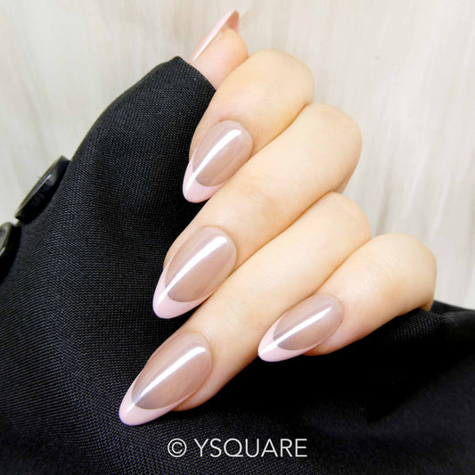 < Glazed donut French > Y.Square Faux Ongles Fait Main Réutilisables