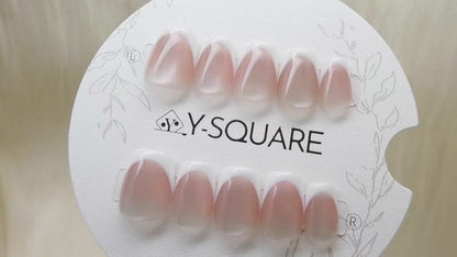 < French Bling  > Y.Square Faux Ongles Fait Main Réutilisables
