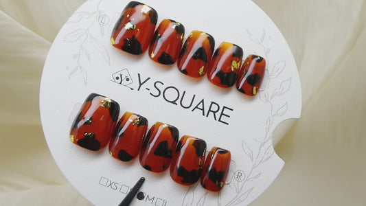  < Regina > Y.Square Faux Ongles Fait Main Réutilisables