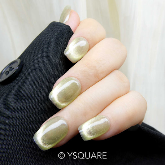 < Raisin Blanc > Y.Square Faux Ongles Fait Main Réutilisables