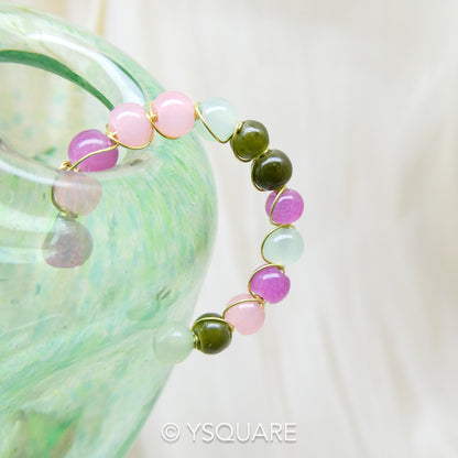 < Spring Day > Delicate Handcrafted Adjustable Open Ring