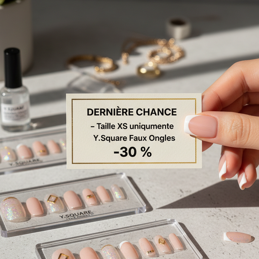 Dernière chance– Taille XS -30 % – Y.Square Faux ongles