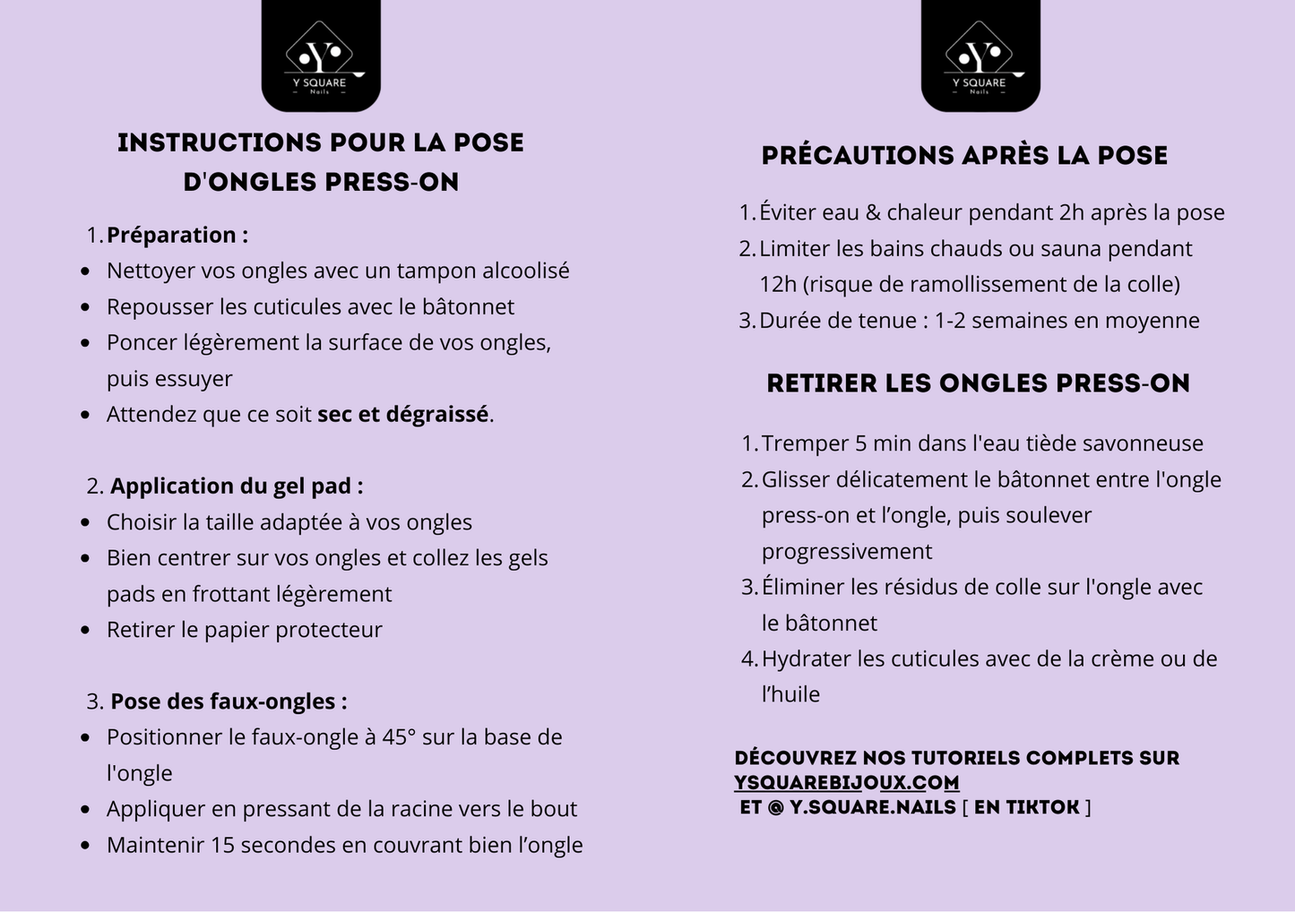 < Jade >Y.Square Faux Ongles Fait Main Réutilisables