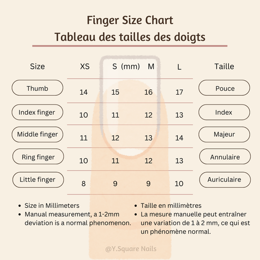 < Soft Babyboomer > Y.Square Press On Nails / Faux Ongles Fait Main Réutilisables